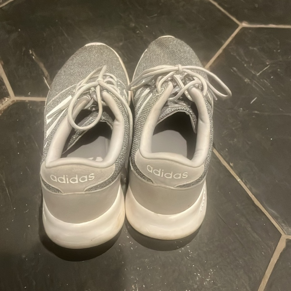 Adidas memory foam Gray and White Shoes - Picture 3 of 6